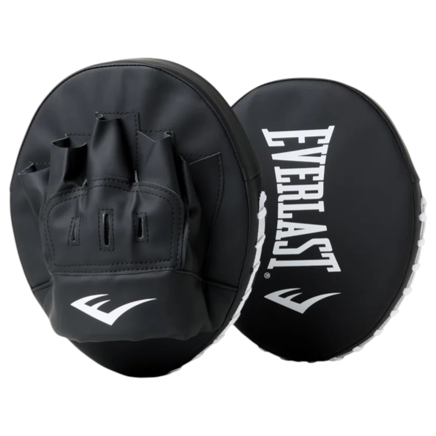 Unisex Adults Everlast Elite Tempo Cardio Gloves & Focus-Mitt Combo Boxing Gloves Black/White