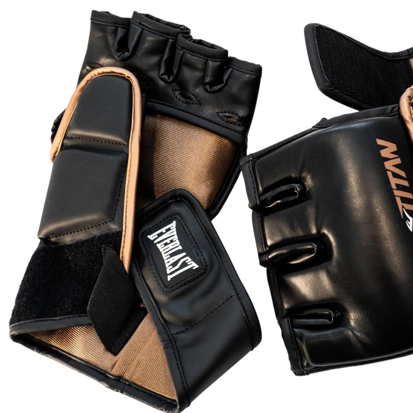 Unisex Adults Everlast Titan Grappling Grappling Gloves Black/Gold
