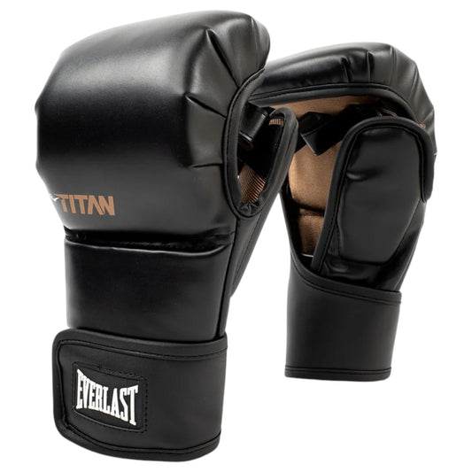 Unisex Adults Everlast Titan Hybrid Hybrid Gloves Black/Gold