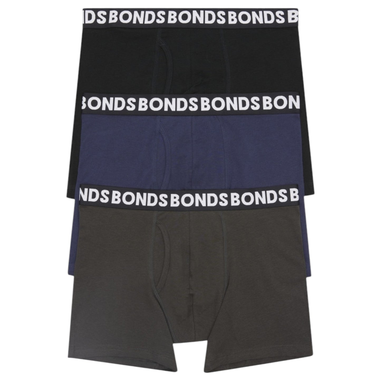 3 Pack Mens Everyday Mid Trunk Underwear Multi