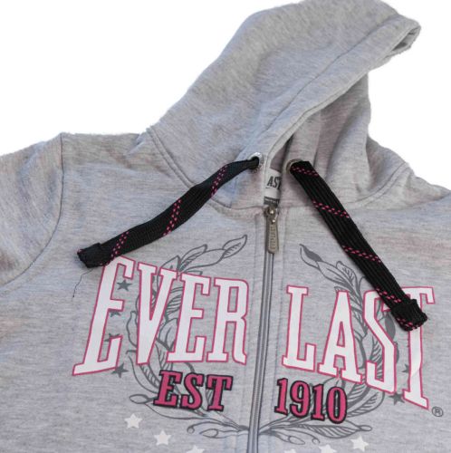 3 x Everlast Womens Grey Heritage Zip Hoodie Jacket