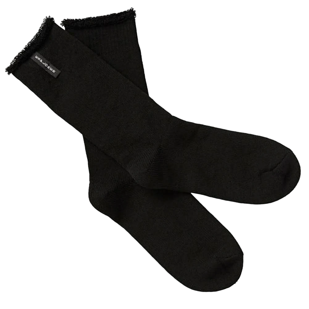 2 Pack Mens Bonds Original Wool Crew Socks Black