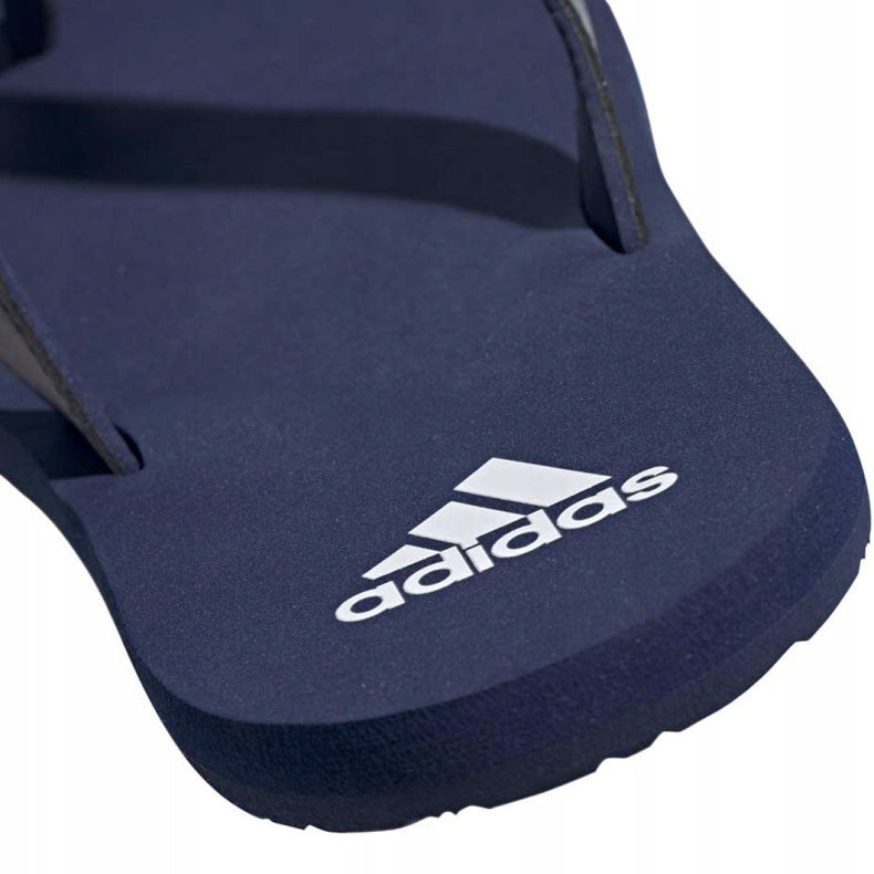 3 x Adidas Mens Dark Blue/White Eezay Flip Flop Casual Thongs