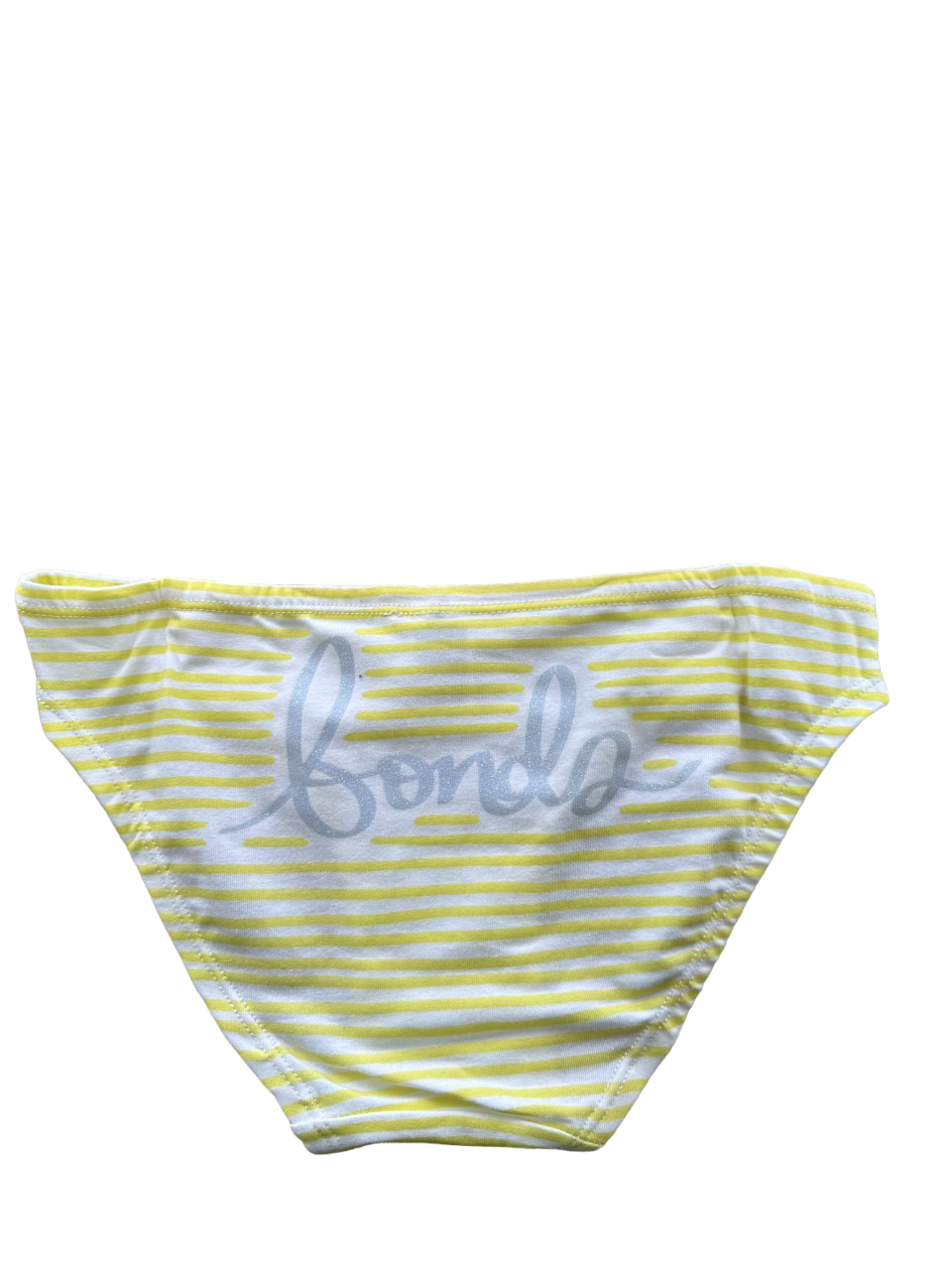 Kids Girls Bonds Everyday Briefs Underwear Yellow and White