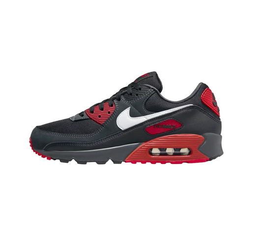 Mens Nike Air Max 90 Shoes Anthracite/Mystic Red