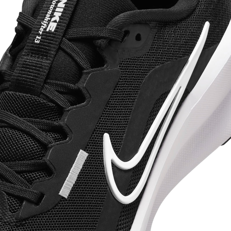 Womens Nike Downshifter 13 Black/ White Athletic Running Shoes