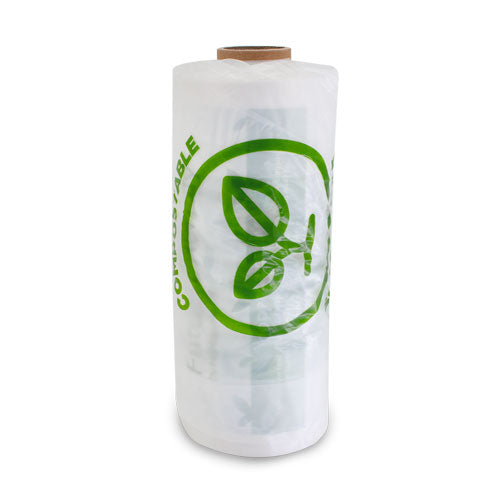 1 x Compostable Printed Produce Food Roll Bags Freezer Supermarket Bag