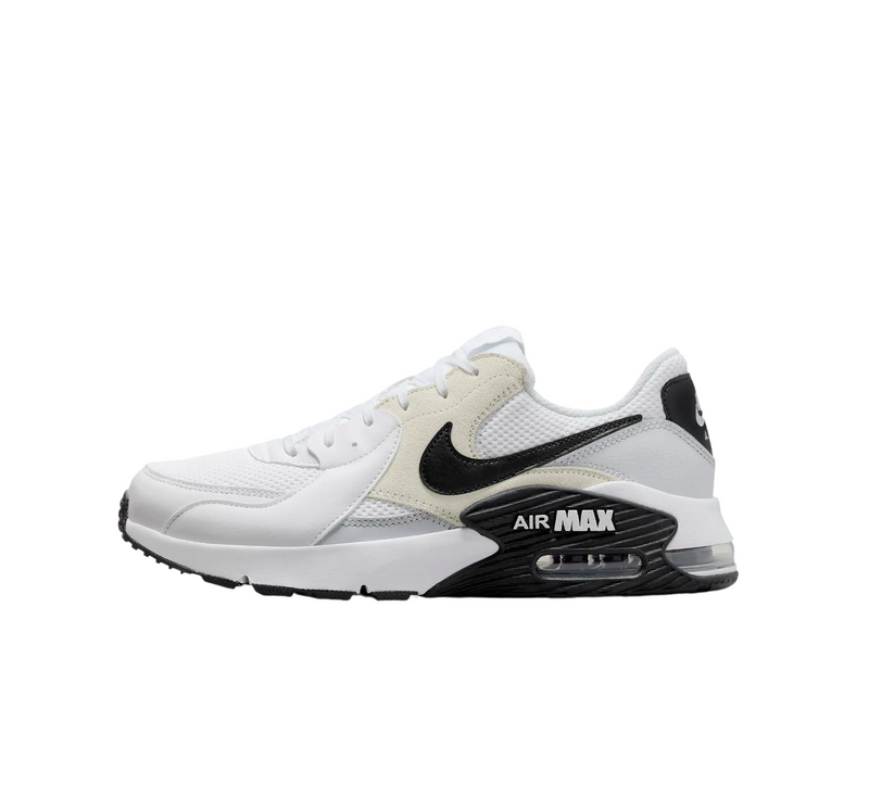 Mens Nike Air Max Excee 365 White/ Black/ Pure Platinum Athletic Shoes