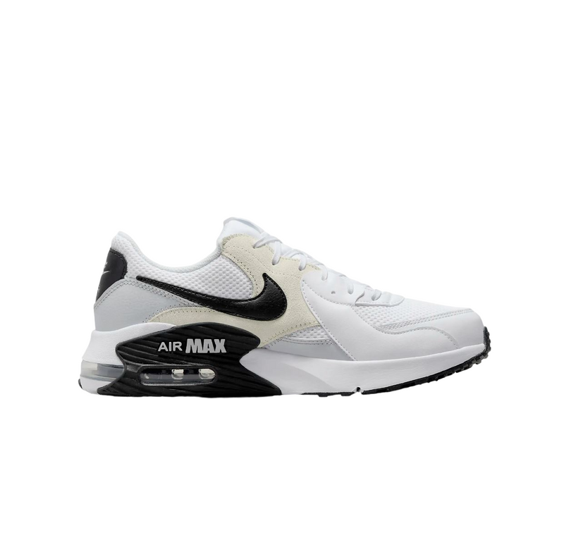 Mens Nike Air Max Excee 365 White/ Black/ Pure Platinum Athletic Shoes