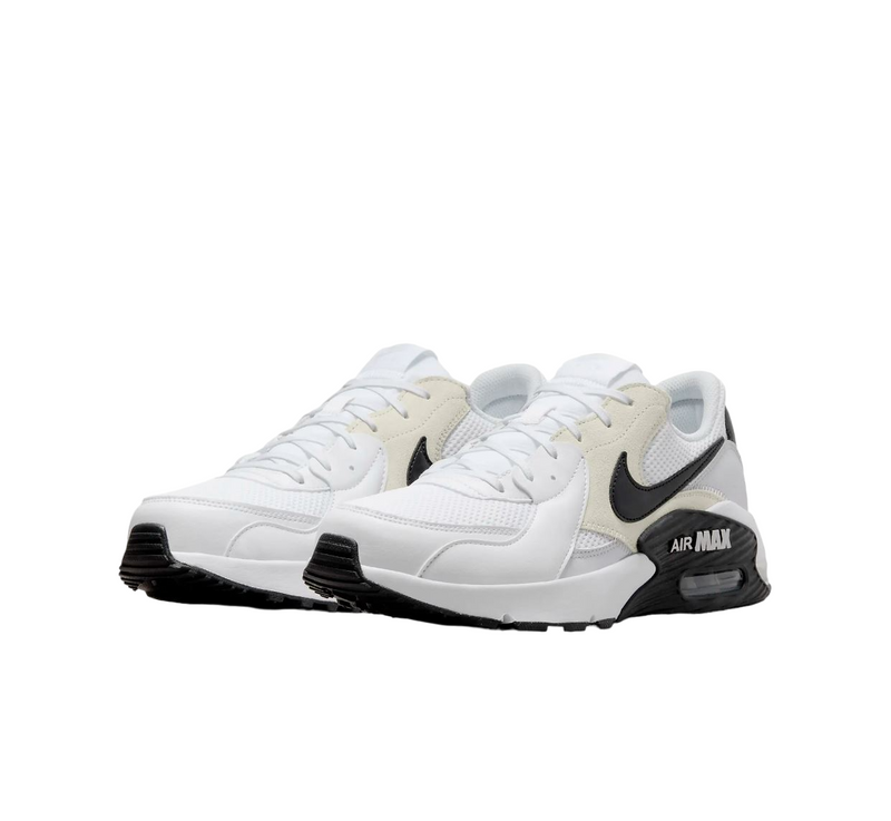 Mens Nike Air Max Excee 365 White/ Black/ Pure Platinum Athletic Shoes