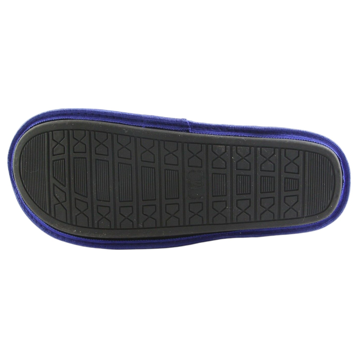Mens Grosby Ford Scuff Slip On Slippers Blue