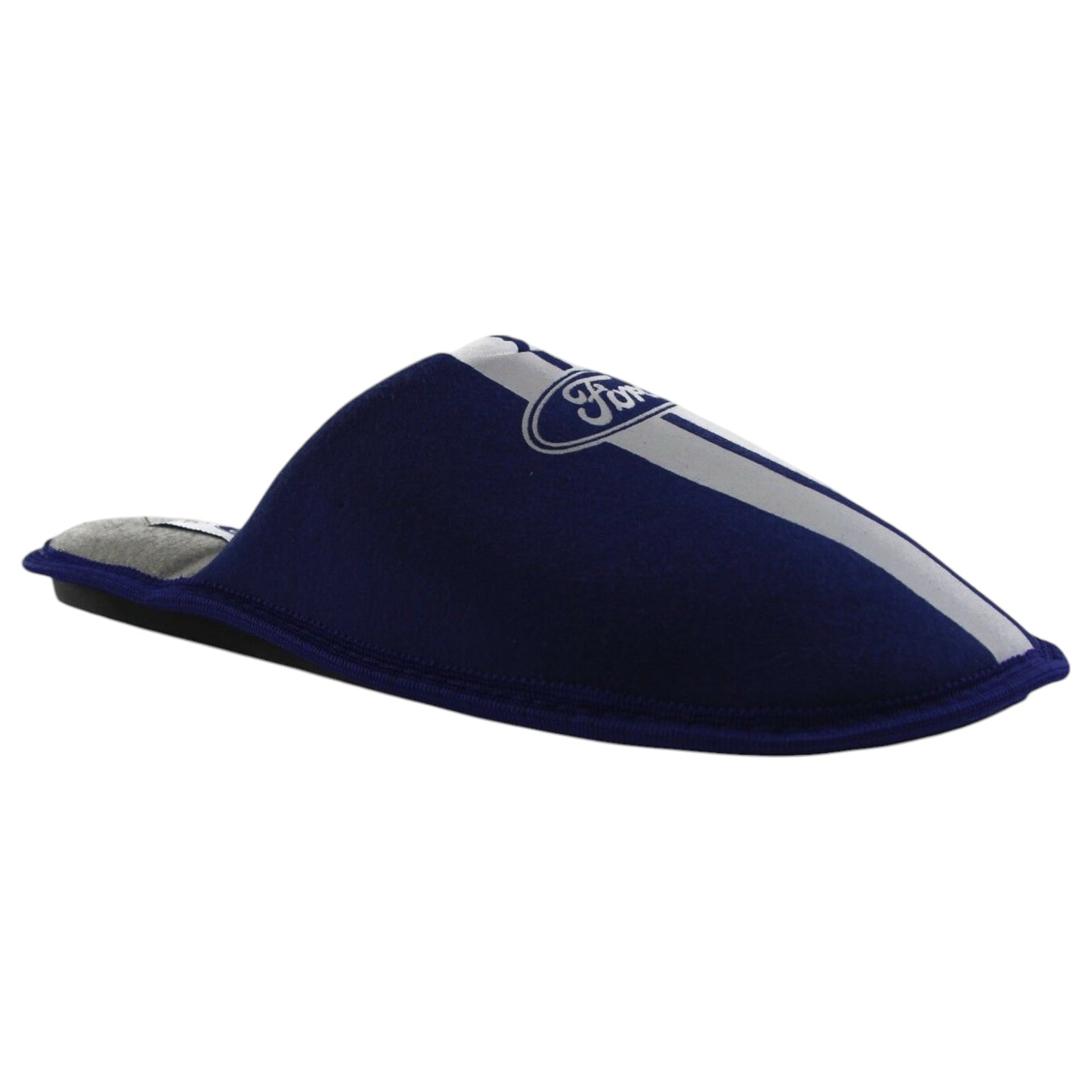 Mens Grosby Ford Scuff Slip On Slippers Blue