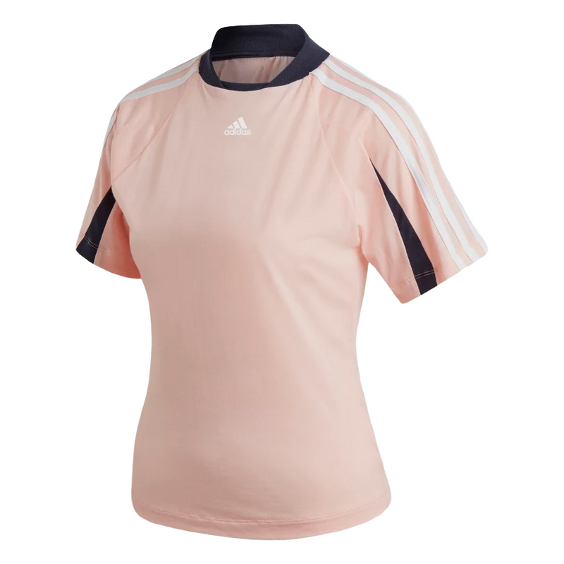 4 x Adidas Womens Pink Aeroready Everyday Active Training Tee T-Shirt