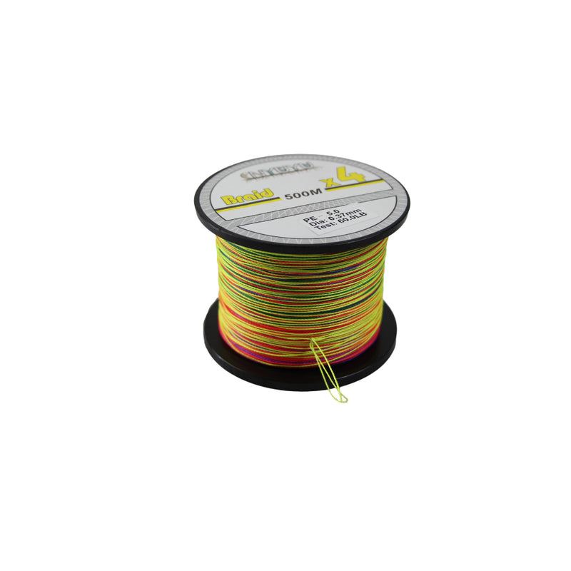 Braid Fishing Line Multicoloured - 500M - 50Lb