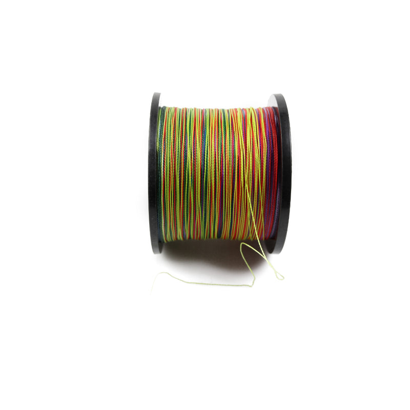 4 x Braid Fishing Line Multicoloured 500M - 10Lb 20Lb 30Lb 40Lb 50Lb 60Lb 80Lb