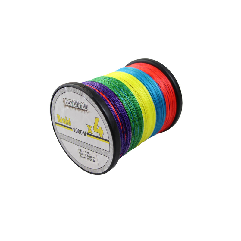 Braid Fishing Line Multicoloured - 1000M - 50Lb