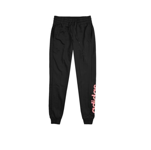 Adidas Womens Black Ess Lin Joggers Track Pants Trackies