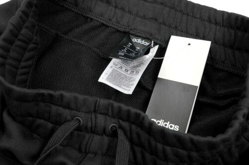 Adidas Womens Black Ess Lin Joggers Track Pants Trackies