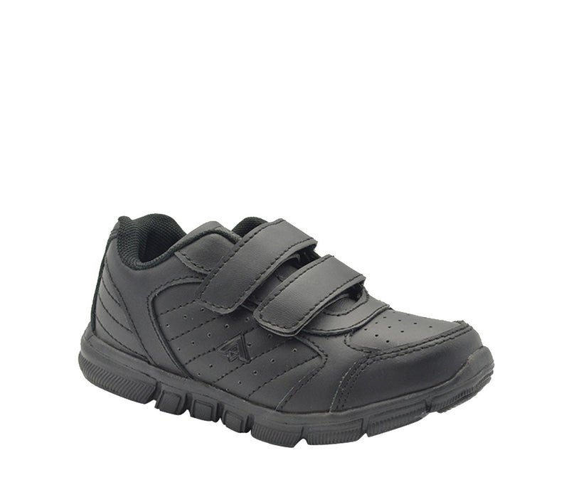 Aerosport Fusion Boys Junior Casual Black Running Shoes