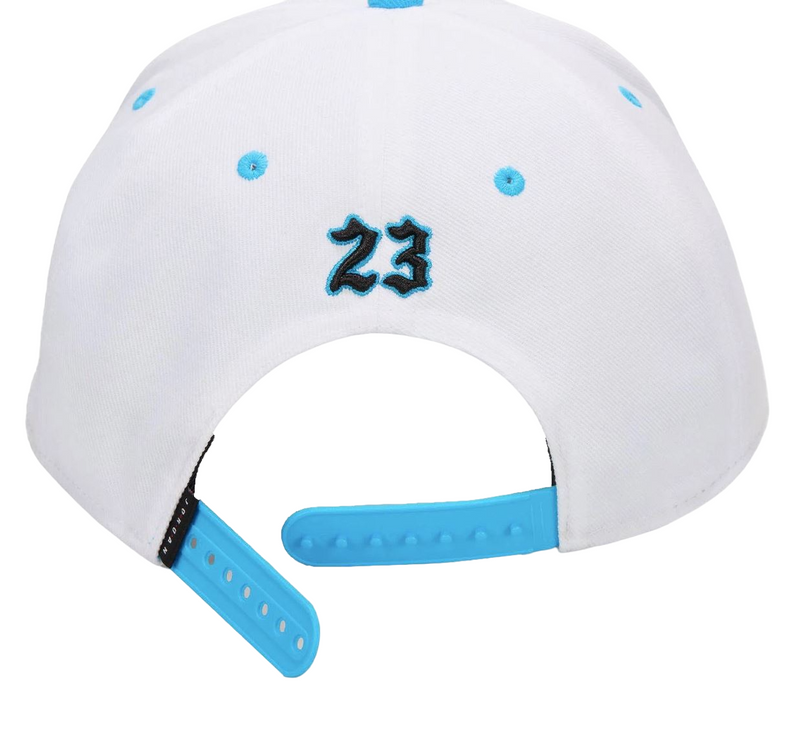 Mens Nike Jordan Flight Mvp Pro White/Blue Adjustable Cap