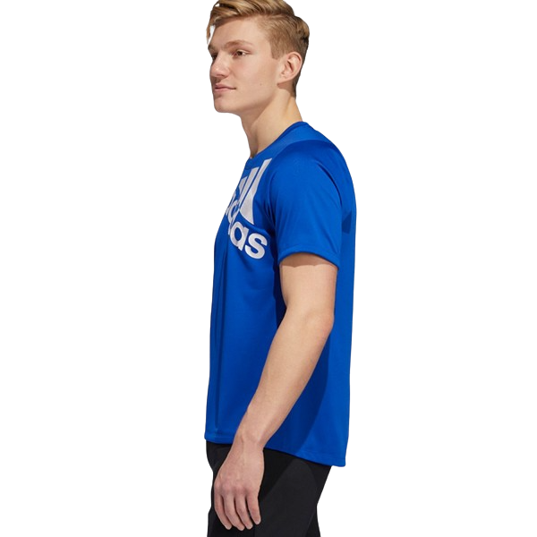 3 x Adidas Mens Royal Blue Tokyo Badge Training Athletic Tee T-Shirt