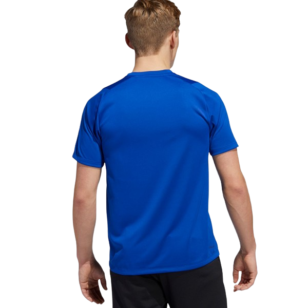 2 x Adidas Mens Royal Blue Tokyo Badge Training Athletic Tee T-Shirt