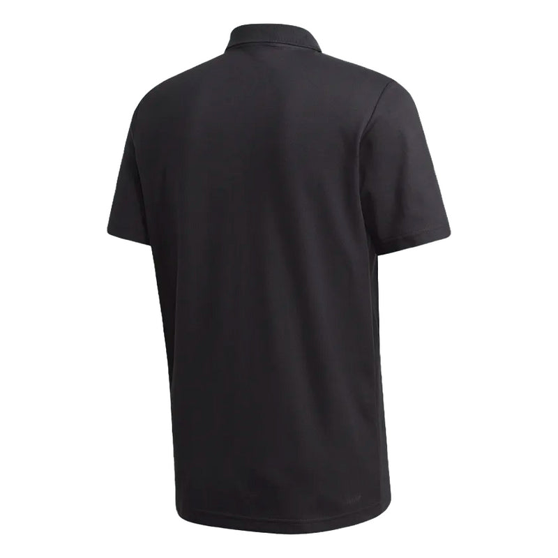 Adidas Mens Black Brilliant Basics Casual Athletic Polo Shirt