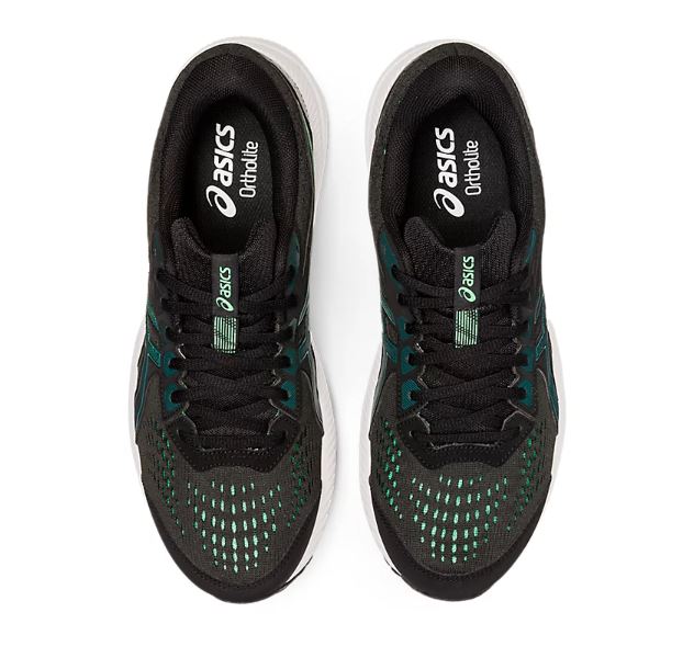 Mens Asics Gel-Contend 8 Black/Velvet Pine Athletic Running Shoes