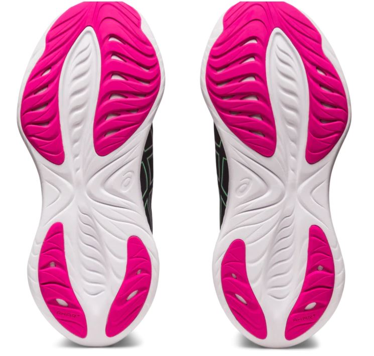 Womens Asics Gel-Cumulus 25 Black/Pink Rave Athletic Running Shoes