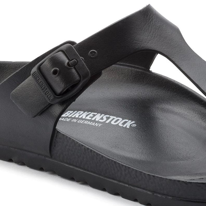Mens Birkenstock Gizeh Eva Black Slip On Sandals