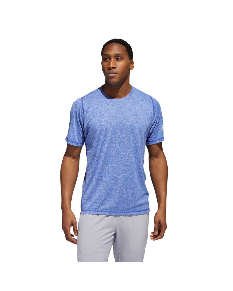 Adidas Mens Blue Freelift Sport Ultimate Sport Tee T-Shirt