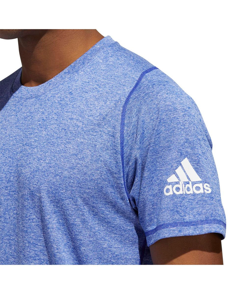 3 x Adidas Mens Blue Freelift Sport Ultimate Sport Tee T-Shirt