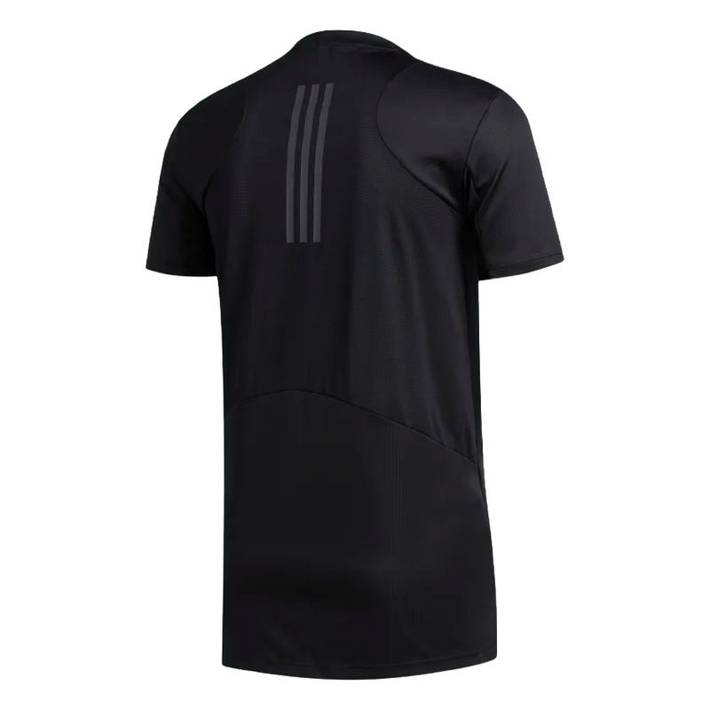 3 x Adidas Mens Black Heat Training Athletic T-Shirt