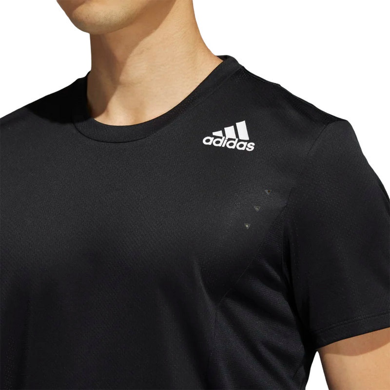 4 x Adidas Mens Black Heat Training Athletic T-Shirt