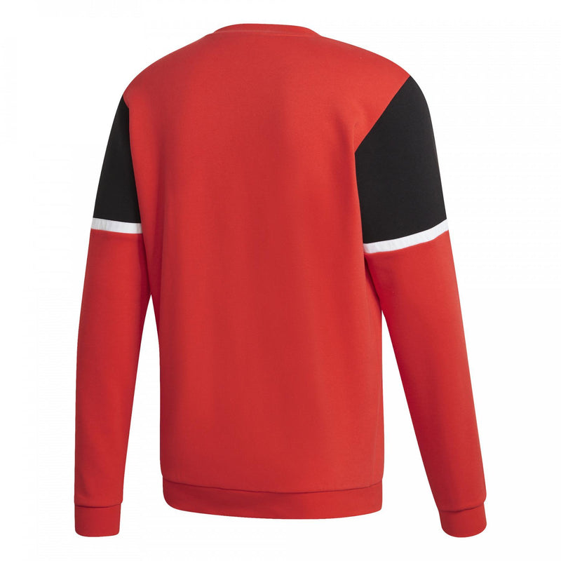 Adidas Mens Red/Black Classic Sweatshirt Jumper Hoodie Comfort