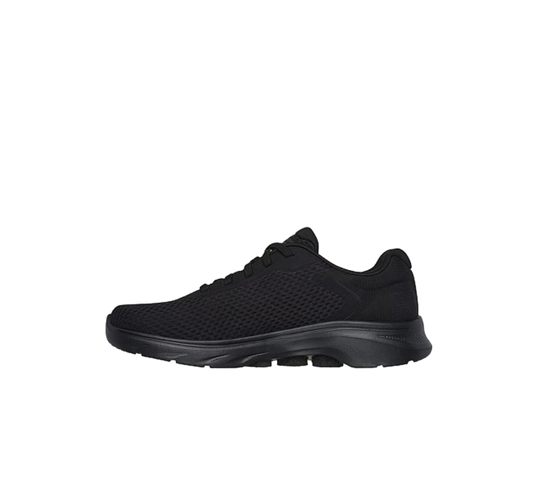 Mens Skechers Go Walk 7  Black/ Black Lace Up Sneaker Shoes