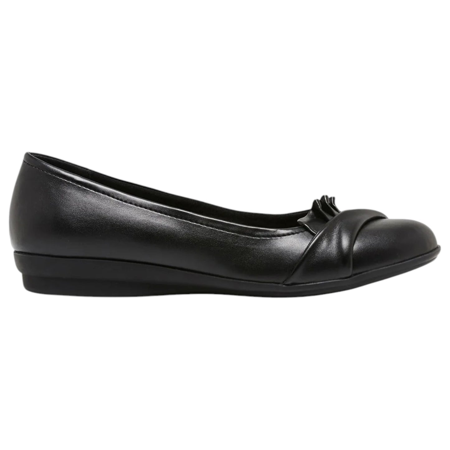 Womens Grosby Evie Flats Black
