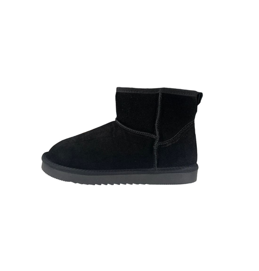 Mens Grosby Juneau Boot Slippers Black