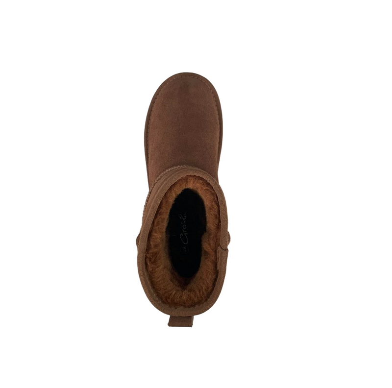 Mens Grosby Juneau Tan Boot Slippers Casual Slip On Shoes
