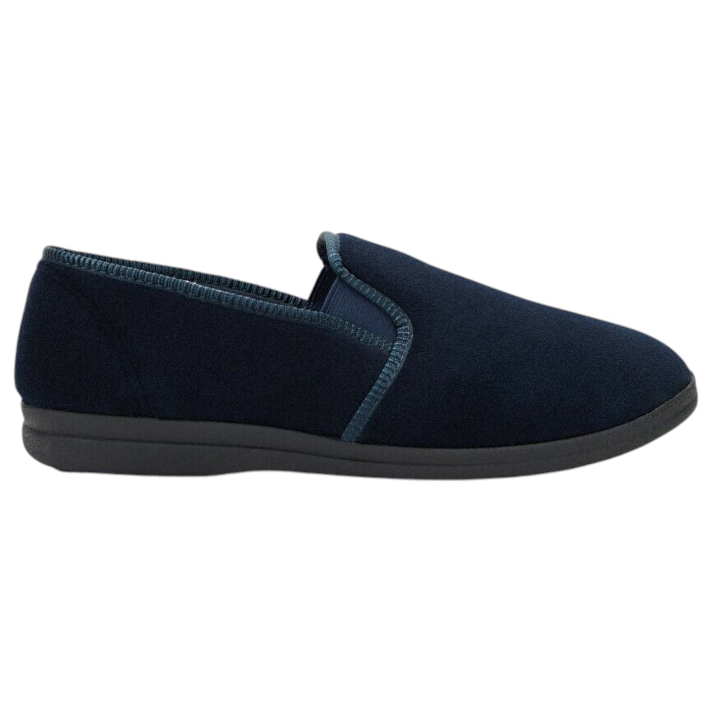 Mens Grosby Percy Slippers Navy
