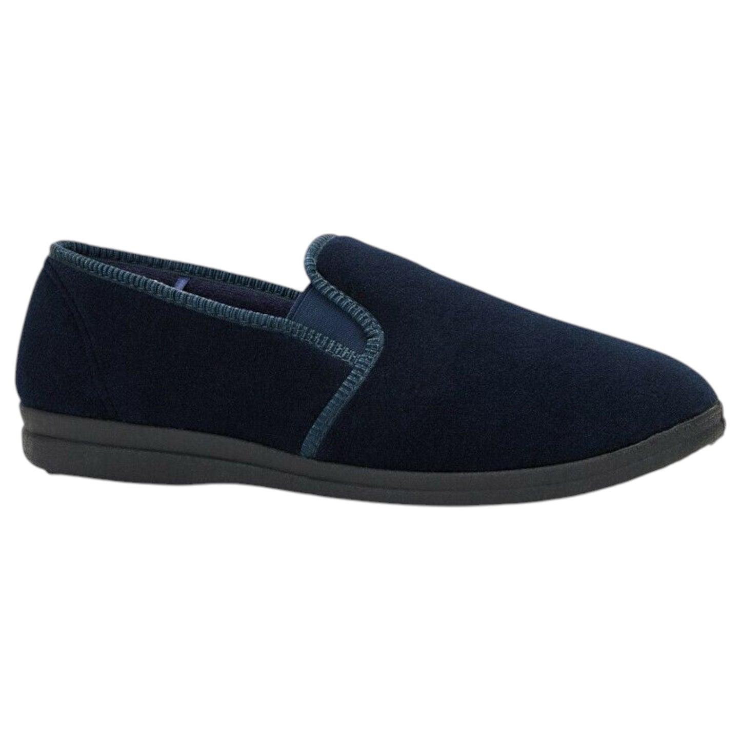 Mens Grosby Percy Slippers Navy