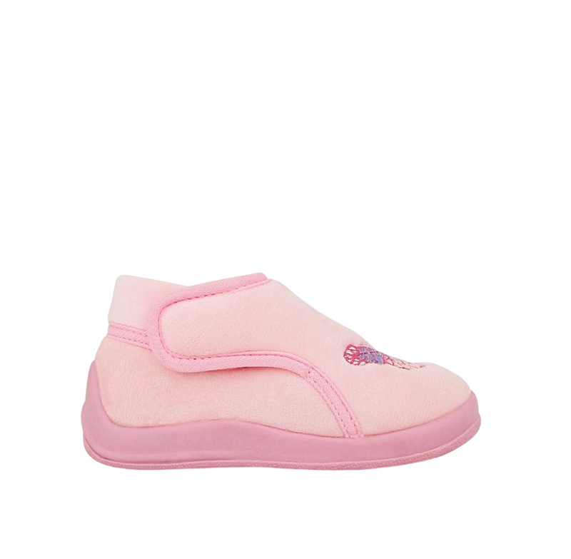 Grosby Flicker Pink Infant Girls Kids Velcro Boot Slip On Baby Shoes