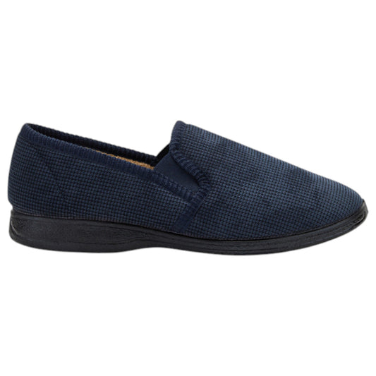 Mens Grosby Richard Slippers Navy
