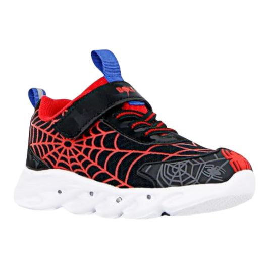 Kids Boys Lightning Bolt Webb Shoes Black/Red