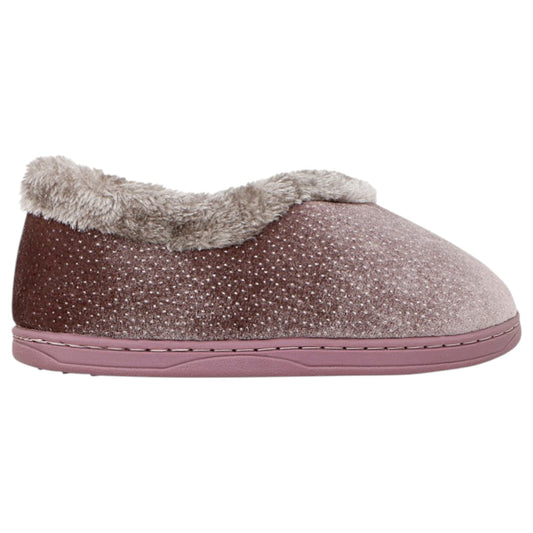 Womens Grosby Invisibile Brionie Slip On Slippers Mushroom