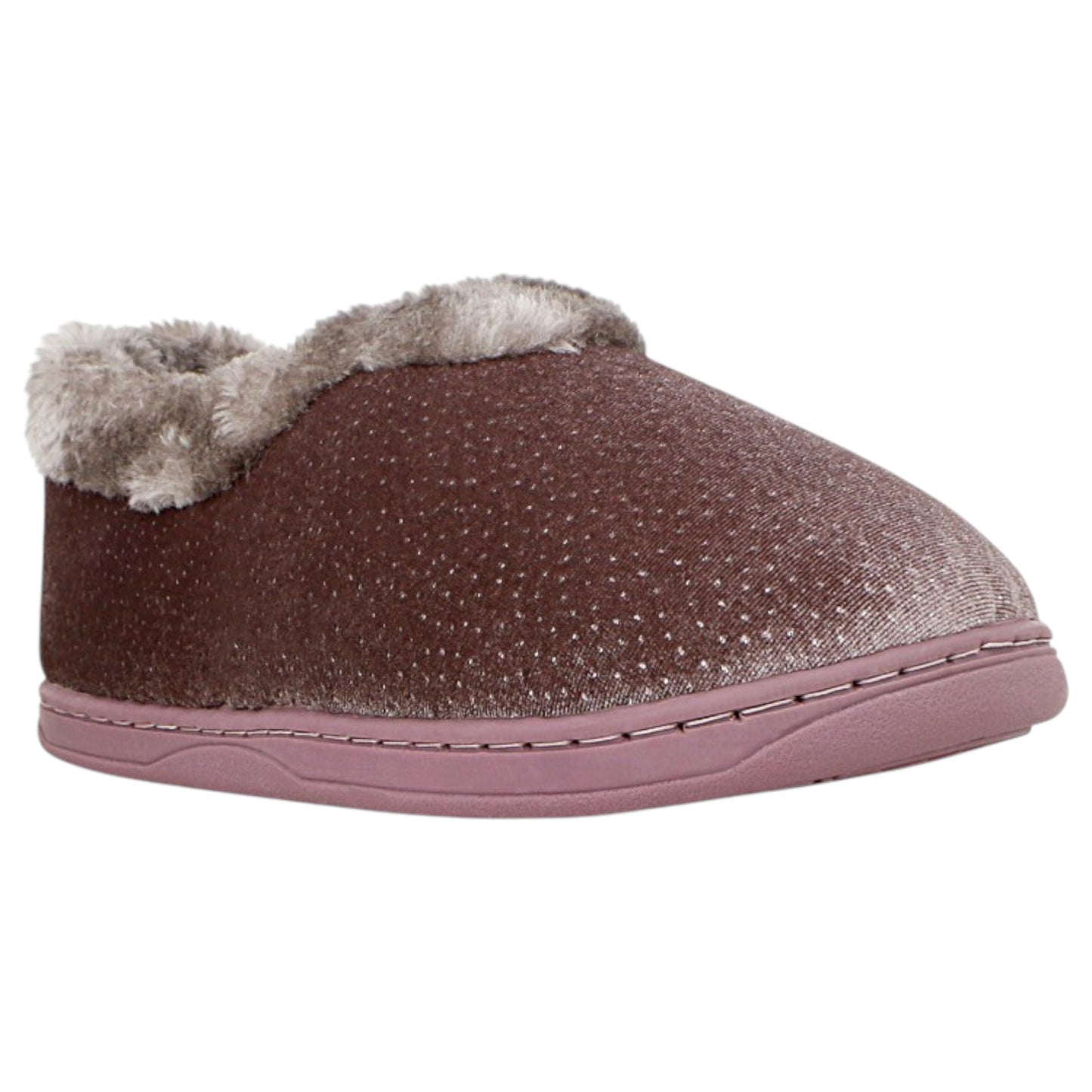Womens Grosby Invisibile Brionie Slip On Slippers Mushroom