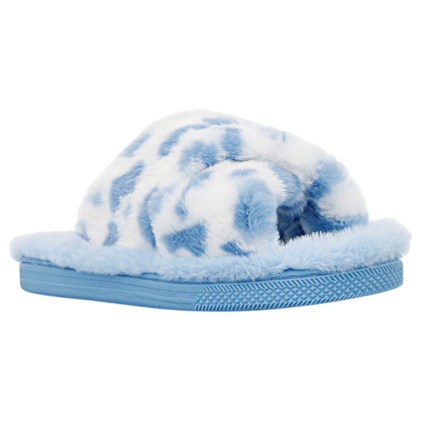 Womens Grosby Invisibile Miah Slip On Slippers Blue/White