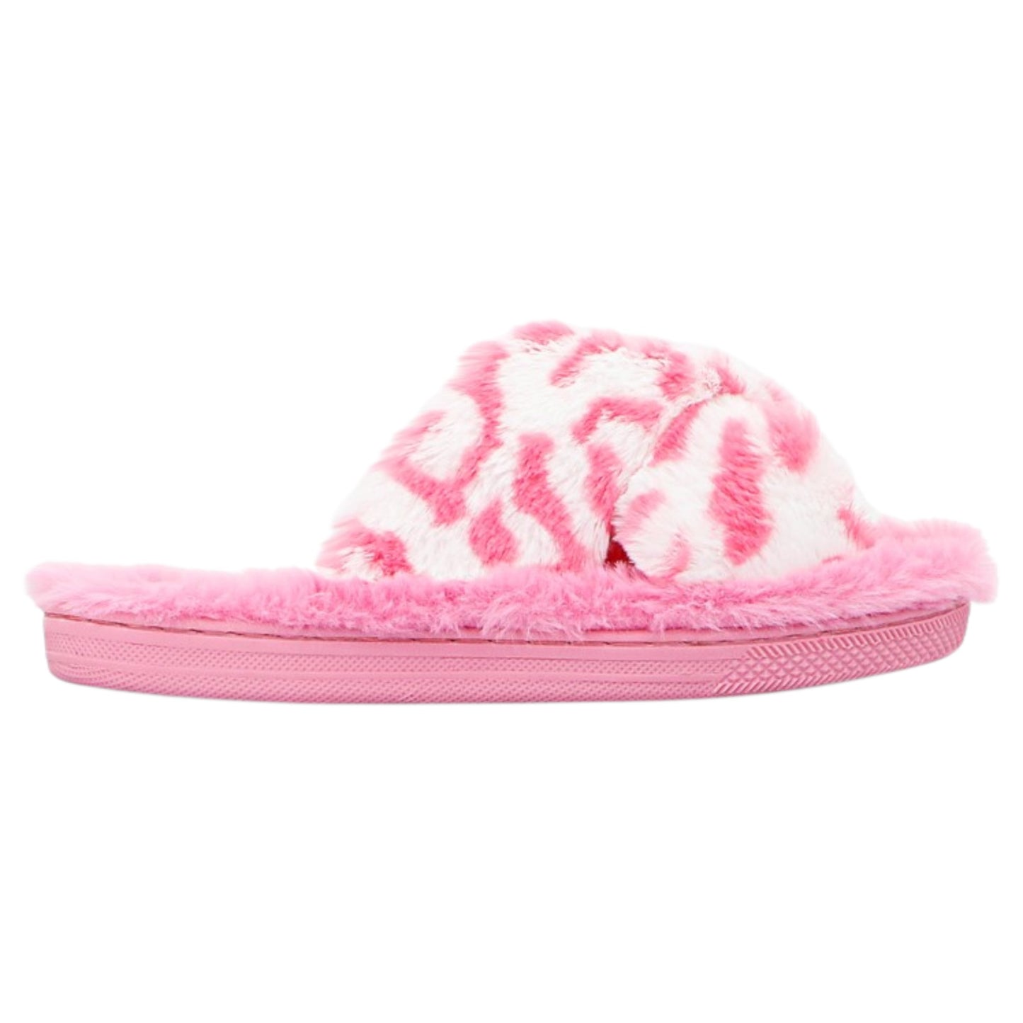 Womens Grosby Invisibile Miah Slip On Slippers Pink/White