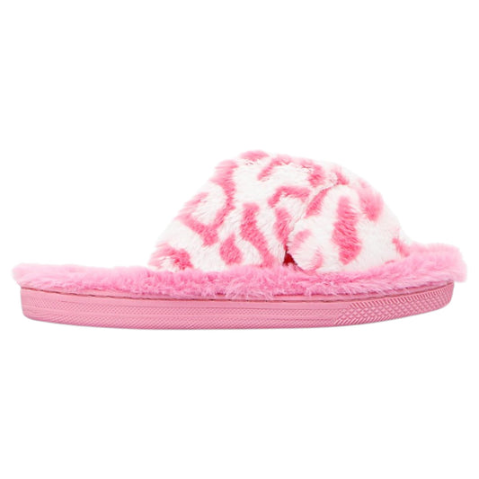 Womens Grosby Invisibile Miah Slip On Slippers Pink/White