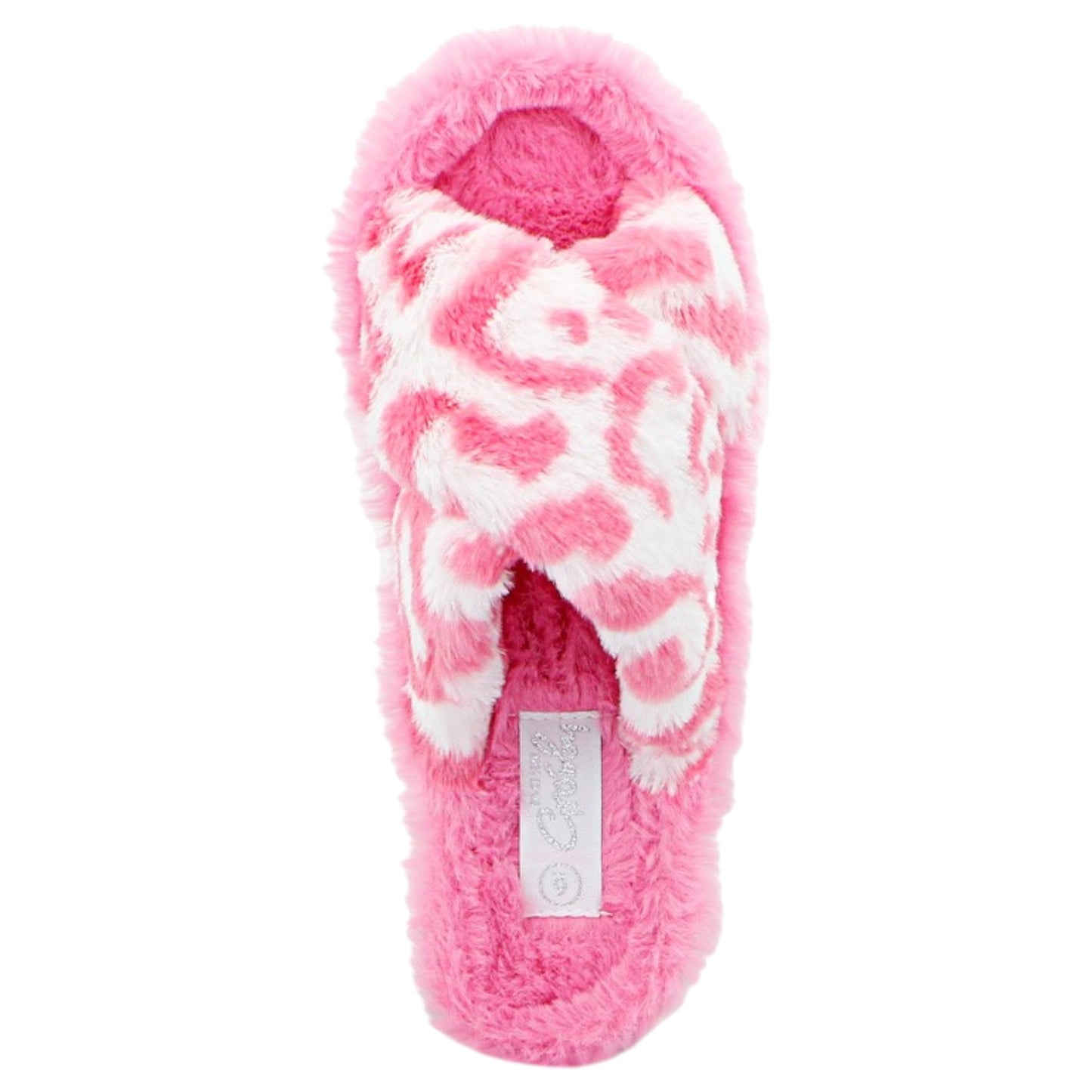 Womens Grosby Invisibile Miah Slip On Slippers Pink/White
